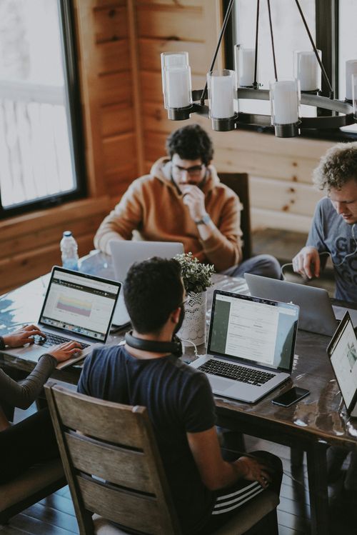 Dapplux AI-powered software development team working on blockchain and fintech solutions