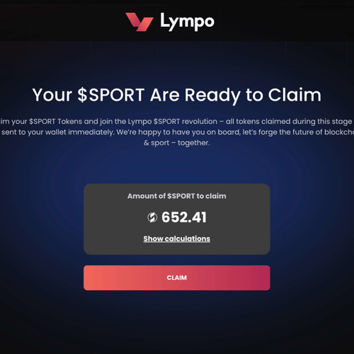 Lympo.io technical architecture and blockchain solutions